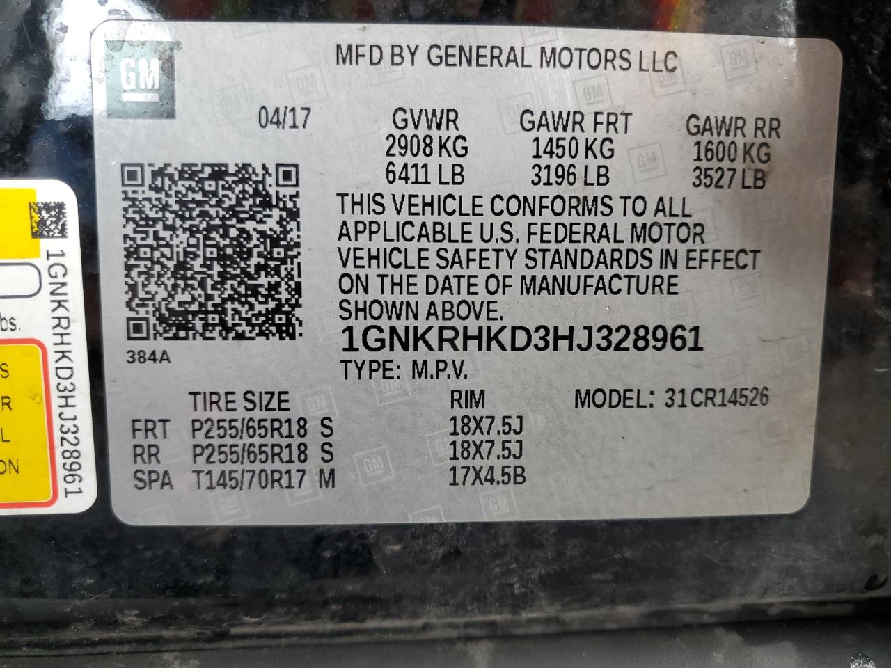 CHEVROLET TRAVERSE LT