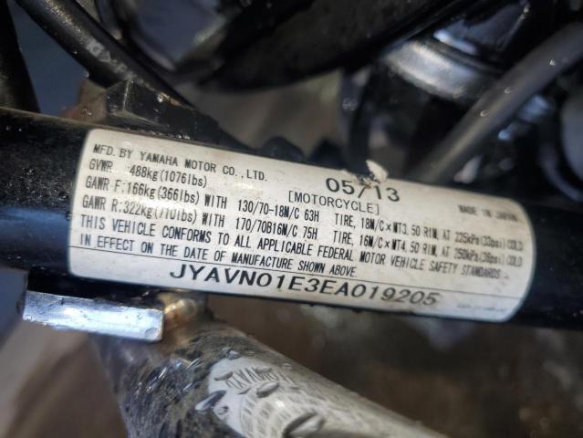 2014 YAMAHA XVS950 A JYAVN01E3EA019205