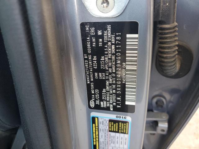 2021 KIA K5 LXS 5XXG14J29MG011781