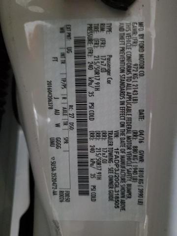 2016 FORD FOCUS TITA 1FADP3J20GL318505