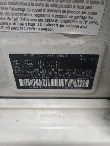 2011 SUBARU LEGACY 2.5 - 4S3BMBG64B3230127