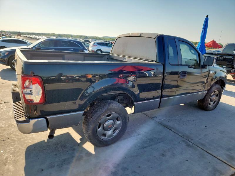 FORD F150 2008 black pickup gas 1FTRF12248KD54078 photo #4
