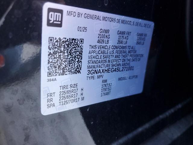 2025 CHEVROLET EQUINOX LT - 3GNAXHEG4SL271001