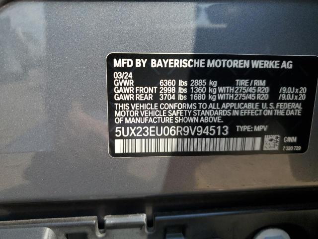 2024 BMW X5 XDRIVE4 - 5UX23EU06R9V94513