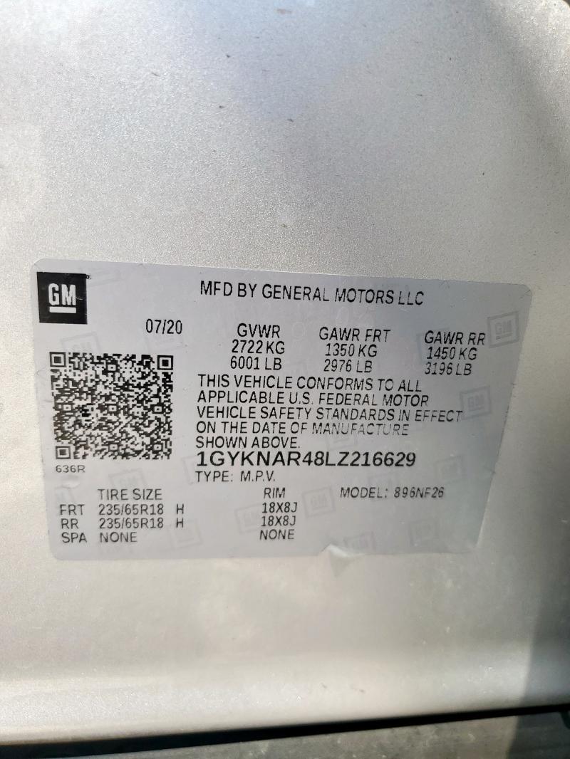 2020 CADILLAC XT5 LUXURY #3281536394