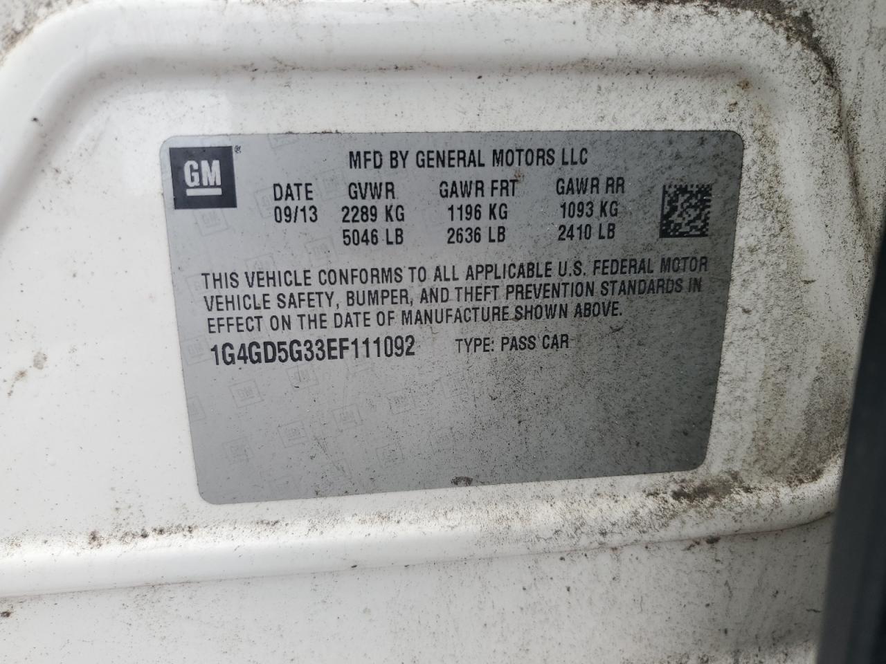 BUICK LACROSSE PREMIUM