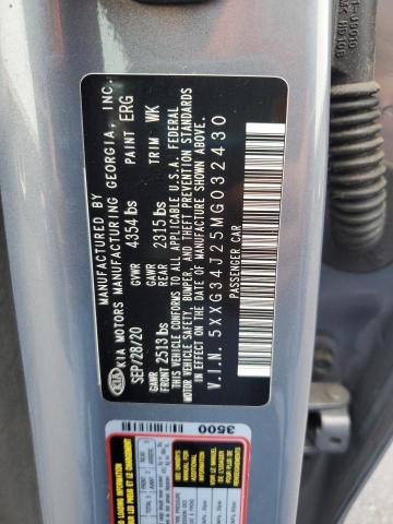 2021 KIA K5 EX #3303009599