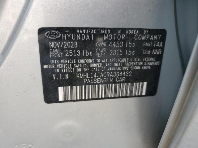 2024 HYUNDAI SONATA SEL KMHL14JA0RA364432