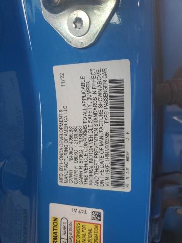 2022 HONDA CIVIC SPORT TOURING 19XFL1H84NE023586