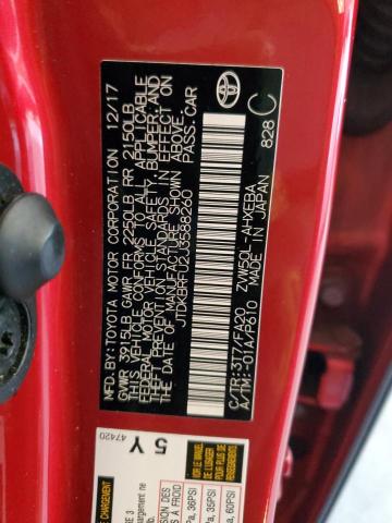 2018 TOYOTA PRIUS JTDKBRFU2J3588260