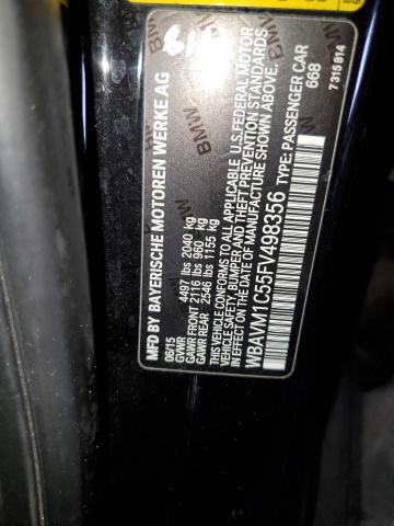 2015 BMW X1 SDRIVE2 WBAVM1C55FV498356