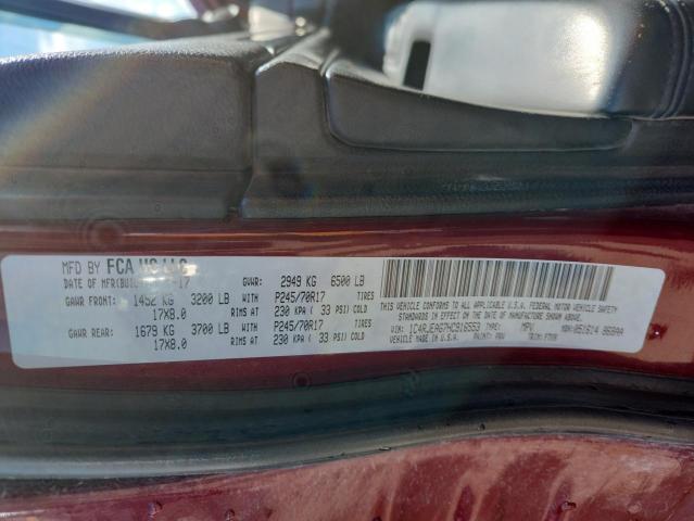 2017 JEEP GRAND CHER #3279537261