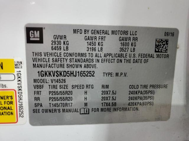 2017 GMC ACADIA LIM 1GKKVSKD5HJ165252