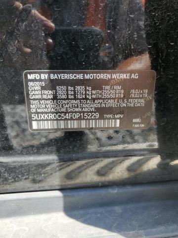 2015 BMW X5 XDRIVE3 5UXKR0C54F0P15229