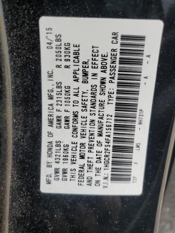 2015 HONDA ACCORD SPORT 1HGCR2F54FA156712