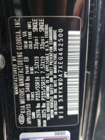 2014 KIA SORENTO SX - 5XYKWDA7XEG462500