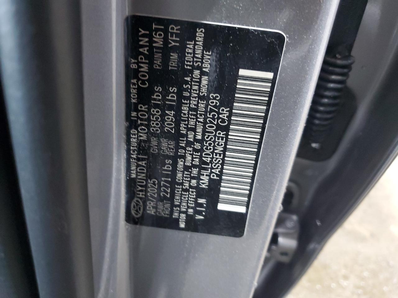 Lot #3259700378 2025 HYUNDAI ELANTRA SE