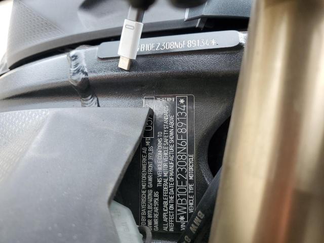 2022 BMW S 1000 RR - WB10E2308N6F89134