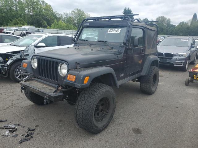JEEP WRANGLER / 2003 black  gas 1J4FA69S93P334595 photo #1
