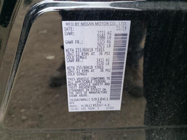 2020 NISSAN PATHFINDER 5N1DR2BMXLC591861