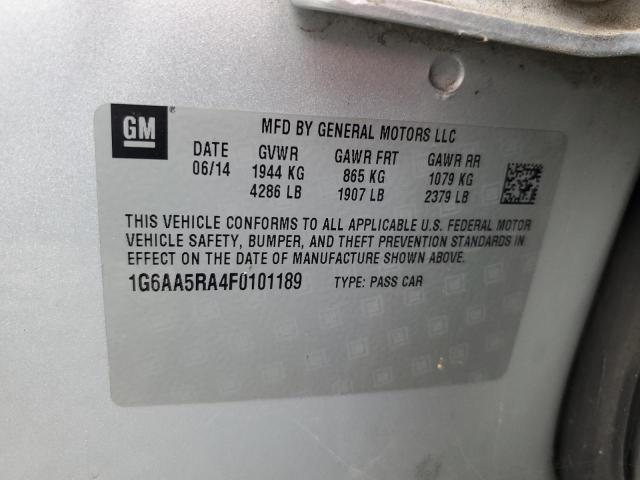 2015 CADILLAC ATS 1G6AA5RA4F0101189