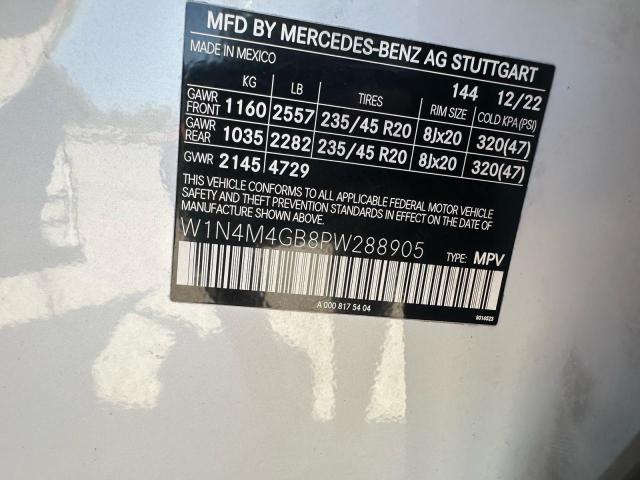 2023 MERCEDES-BENZ GLB 250 - W1N4M4GB8PW288905