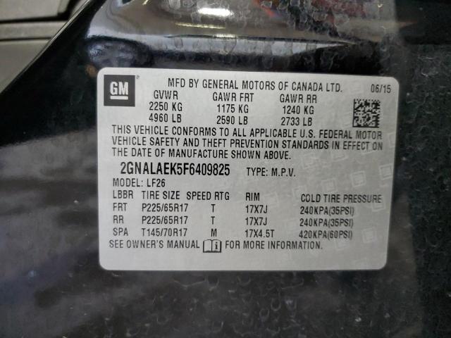 2015 CHEVROLET EQUINOX LS 2GNALAEK5F6409825