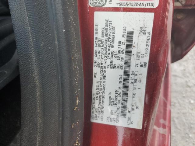 2015 FORD FIESTA SE #3302744035