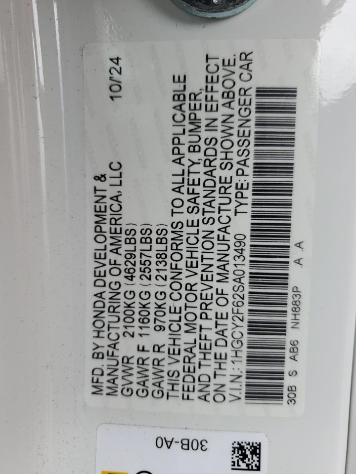 HONDA ACCORD HYBRID EXL