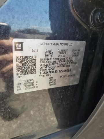 2018 GMC ACADIA SLT-1 1GKKNULS4JZ235095
