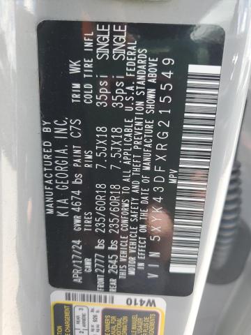 2024 KIA SPORTAGE SX 5XYK43DFXRG215549