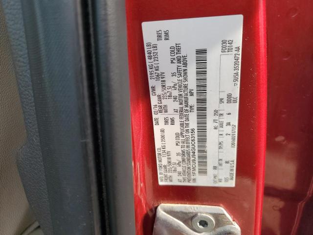 2016 FORD ESCAPE TIT - 1FMCU9J94GUC63156