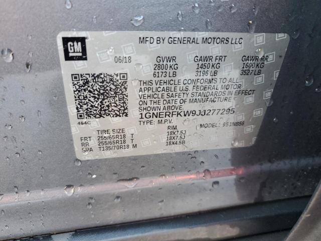 2018 CHEVROLET TRAVERSE L 1GNERFKW9JJ277295