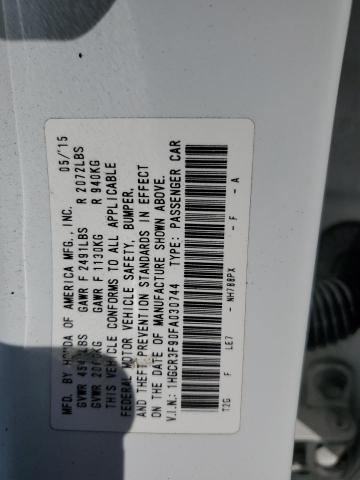 2015 HONDA ACCORD TOURING 1HGCR3F90FA030744