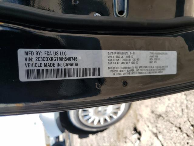 2021 DODGE CHARGER PO 2C3CDXKG7MH540746