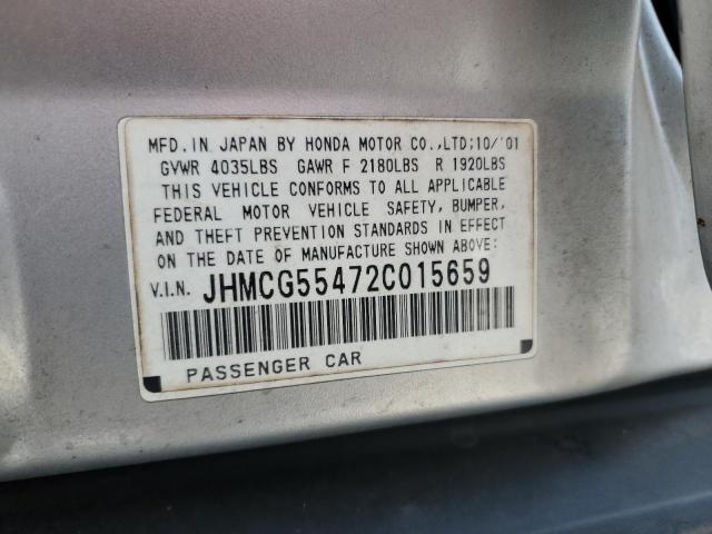2002 HONDA ACCORD LX #3299894848