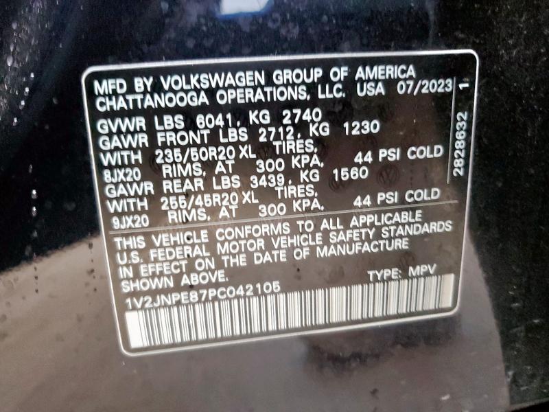 2023 VOLKSWAGEN ID.4 PRO S 1V2JNPE87PC042105