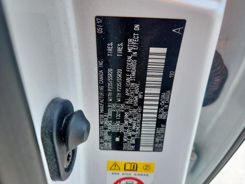 2017 LEXUS RX 350 BAS - 2T2BZMCA1HC097491