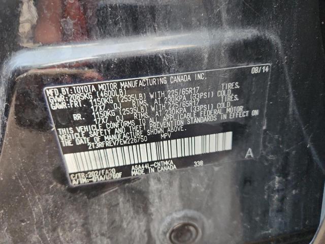 2014 TOYOTA RAV4 XLE - 2T3RFREV7EW226750