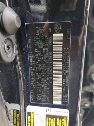 2020 TOYOTA CAMRY LE 4T1C11AK3LU899980