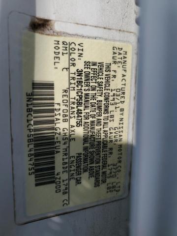 2011 NISSAN VERSA S - 3N1BC1CP5BL484755