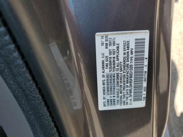 2015 HONDA ODYSSEY TO 5FNRL5H95FB031320