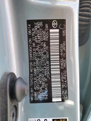 2015 TOYOTA PRIUS JTDKN3DU8F1869179