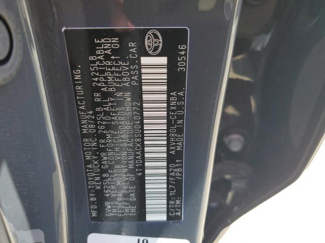 2025 TOYOTA CAMRY XSE 4T1DAACK8SU040772