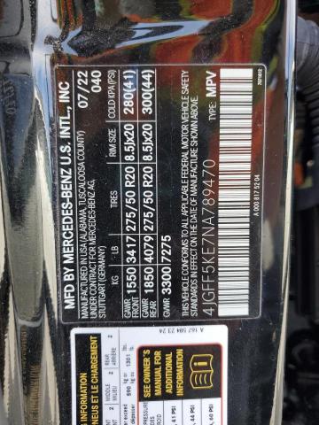2022 MERCEDES-BENZ GLS 450 4MATIC 4JGFF5KE7NA789470