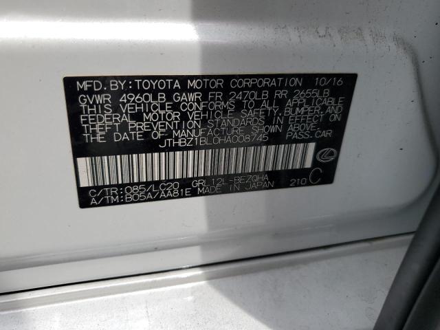 2017 LEXUS GS 350 BAS - JTHBZ1BL0HA008745