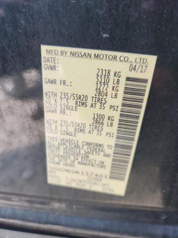 2017 NISSAN MURANO S 5N1AZ2MG5HN157403
