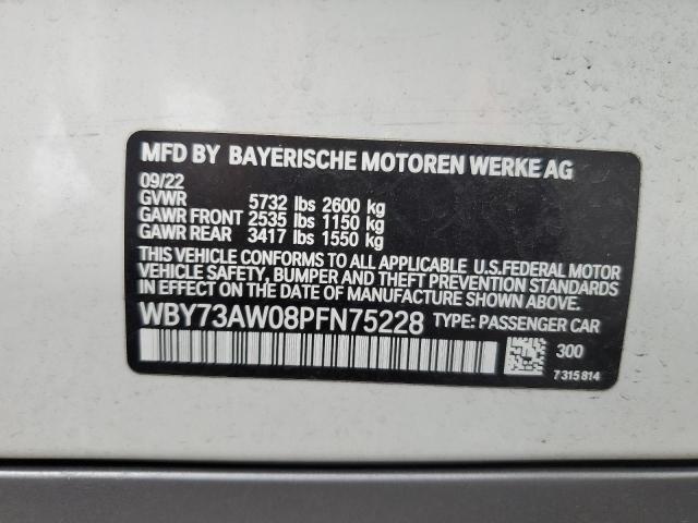 2023 BMW I4 EDRIVE WBY73AW08PFN75228