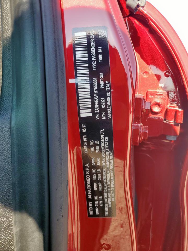 ALFA ROMEO GIULIA QUADRIFOGLIO