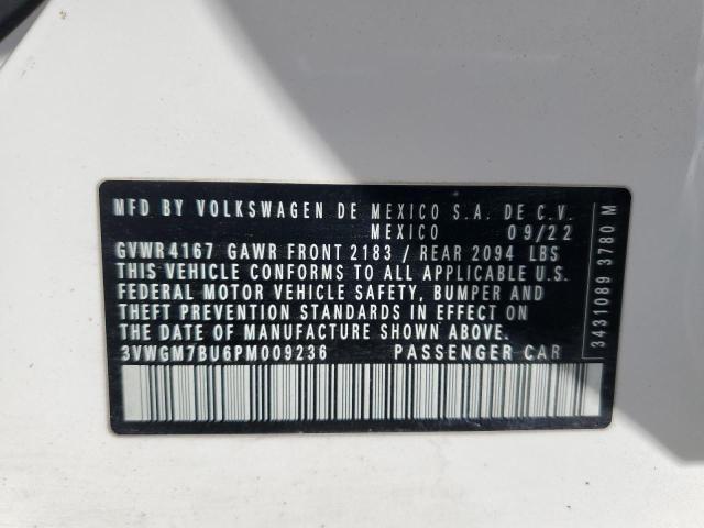 2023 VOLKSWAGEN JETTA SEL 3VWGM7BU6PM009236